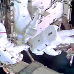 NASA Astronauts Anil Menon, Jessica Meir Finish Spacewalk to Boost ISS Power System