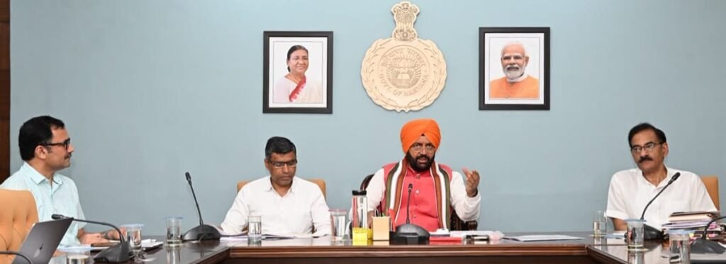 Haryana CM Nayab Singh Saini Announces Plans to Develop 150 Government School Buildings to International Standards