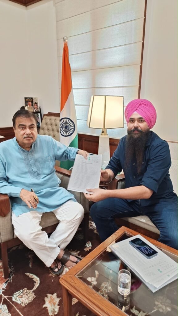 Malvinder Singh Kang Urges Nitin Gadkari to Declare Banga–Naina Devi Route as National Highway