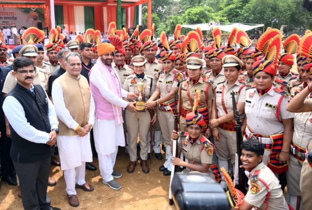 Haryana Chief Minister Nayab Singh Saini Unfurls National Flag in Hansi and Details Major Developmental Milestones