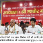 Haryana Minister Ranbir Gangwa Orders Super Sucker Machines to Clear Drainage and Waterlogging in Rewari