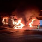 Five Courier Vehicles Burned in Northeast Calgary; Police Investigating
