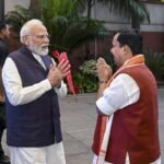 PM Modi Interacts with Newly Appointed BJP National Office-Bearers in New Delhi
