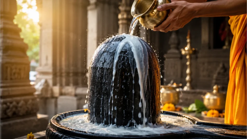 First Monday of Sawan Sees Massive Rush at Shiva Temples Across India; Devotees Offer Prayers and Jalabhishek