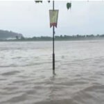 Ganga Rises Above Warning Level in Rishikesh as Heavy Rain Continues in Hills