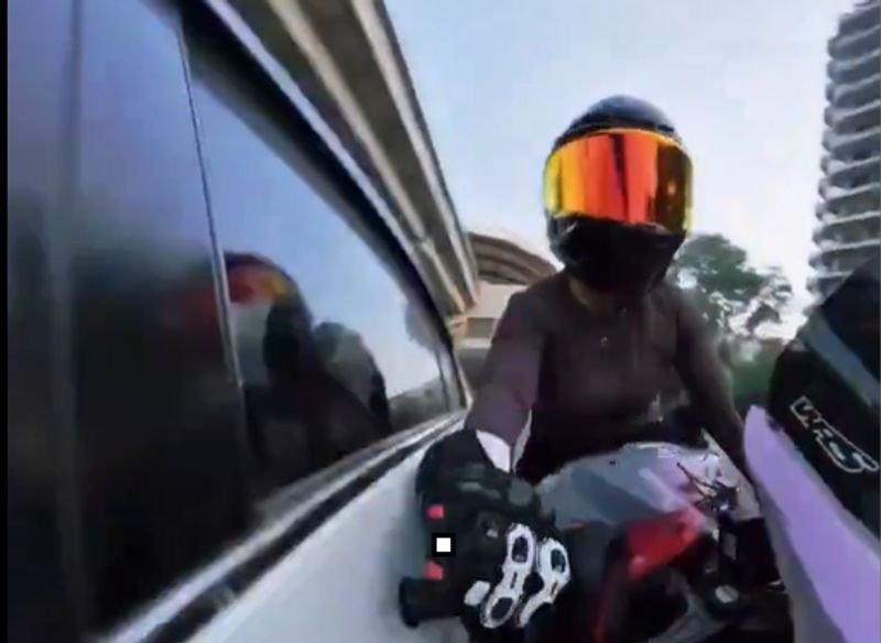 Woman Rider Allegedly Hit by Car in Gurugram After Asking Driver to Keep Distance