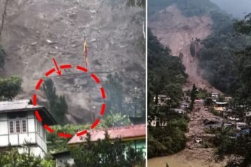 Heavy Rain Triggers Landslide in Sikkim’s Rimbi, Several Houses Damaged