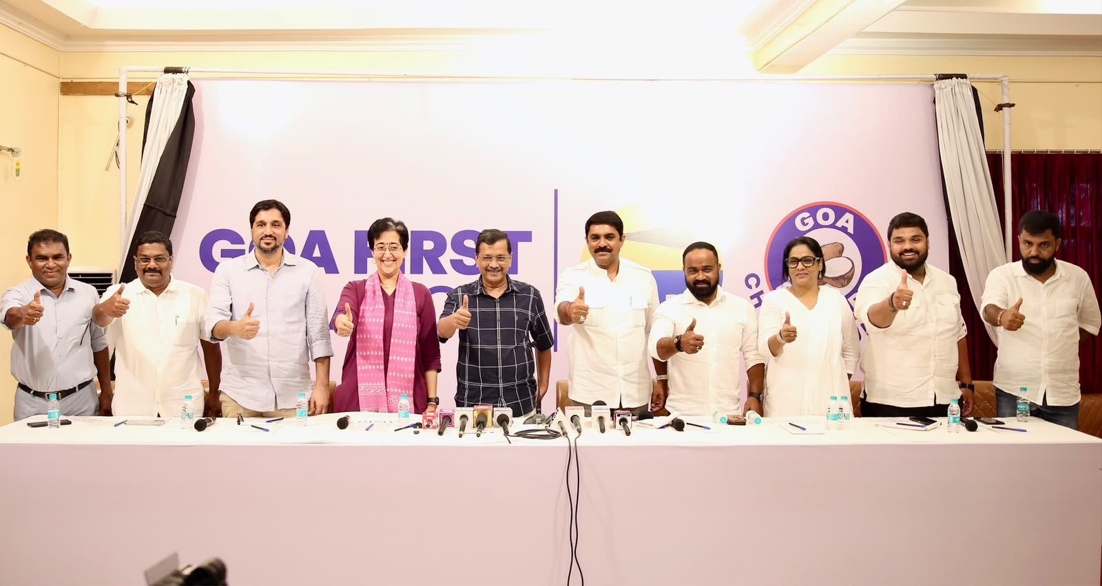Arvind Kejriwal Announces ‘Goa First' Alliance Between AAP and Goa Forward Party Ahead of State Polls