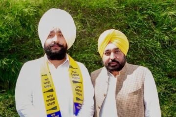CM Bhagwant Singh Mann Welcomes Akali Stalwart Giani Shankar Singh’s Great-Grandson Rantej Singh Powar Into AAP