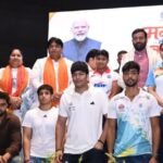 Haryana CM Nayab Singh Saini Listens to 138th ‘Mann Ki Baat’ in Gurugram, Honours International and National Athletes