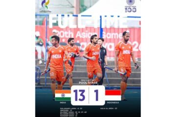 Asian Games 2026: Dilpreet Singh Scores 4 As India Thrash Indonesia 13-1 In Hockey Opener