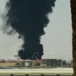 Smoke Near Riyadh Airport as Houthis Claim Missile, Drone Strikes on Saudi Capital