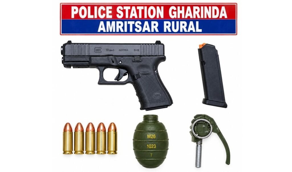Amritsar Rural Police Bust Alleged ISI-Linked Arms Network, Solve Khasa Cantonment Blast Case