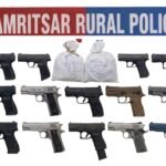Amritsar Rural Police Bust Arms and Heroin Supply Networks; Seven Arrested, 14 Pistols and 20 Kg Heroin Seized