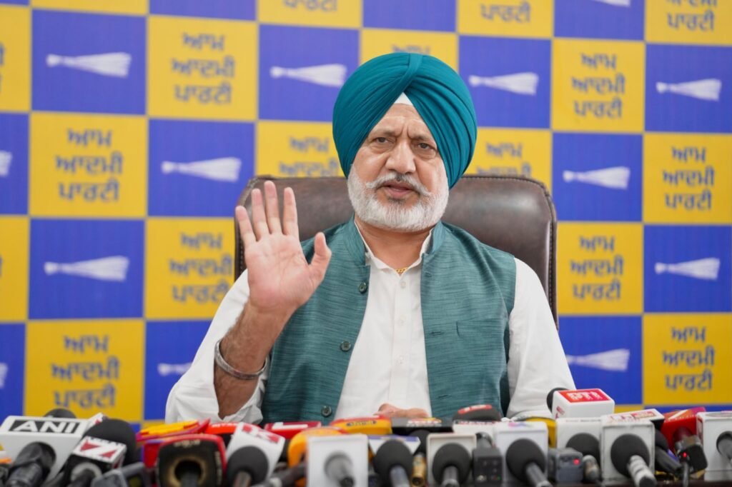 AAP Questions SGPC Chief Over CBI Demand in Sri Anandpur Sahib Sarai Controversy