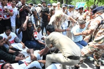 Delhi Police Detain Hundreds During Protest Against CEC Gyanesh Kumar