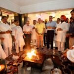 Manish Sisodia Offers Prayers at Patiala’s Mata Shri Kali Devi Temple on Ashwin Navratri