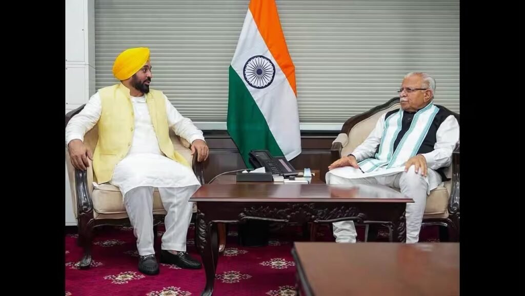 Punjab CM Bhagwant Mann, Union Minister Khattar Hold High-Level Talks to Secure State’s Coal and Power Supply