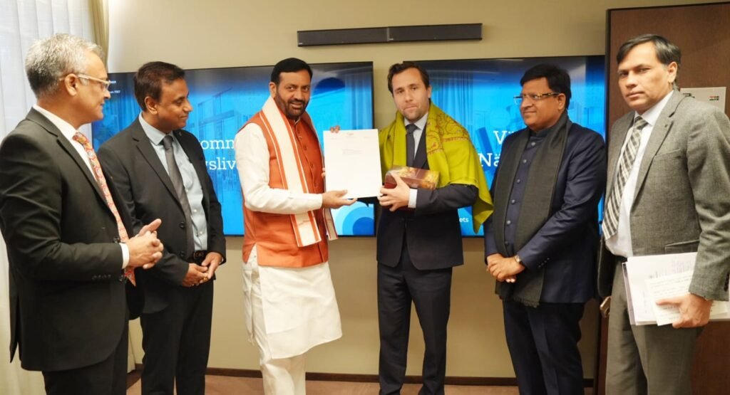 Haryana Eyes Swedish Partnerships in Logistics and Clean Energy as CM Nayab Saini Meets Minister Benjamin Dousa