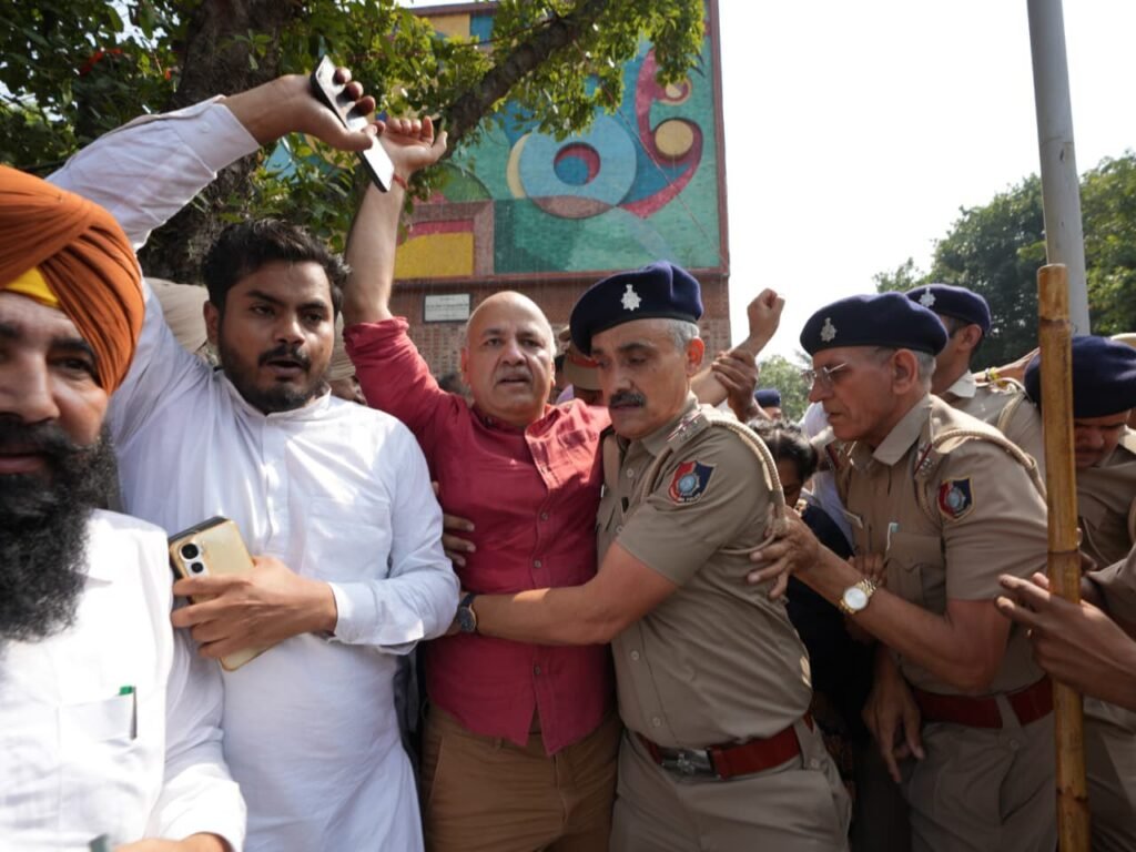 Punjab Prabhari Manish Sisodia, Harpal Singh Cheema And Others Detained For Supporting Youth Protest Demanding CEC Gyanesh Kumar’s Resignation
